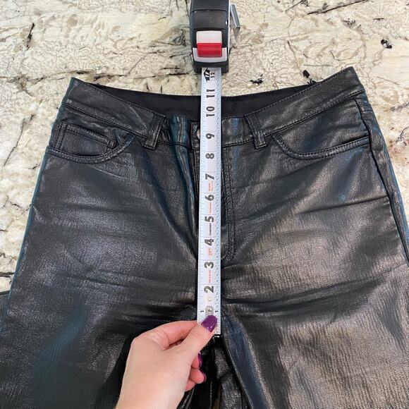 Aritzia Sunday Best Gabby Vegan Leather Pants Black Size‎ 2 - Picture 5 of 7